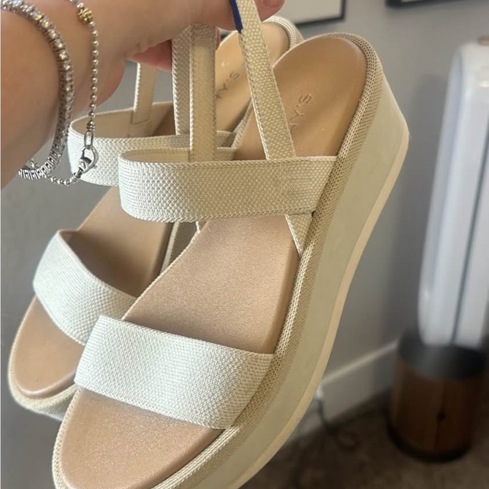 Rothy's Cream Sandals